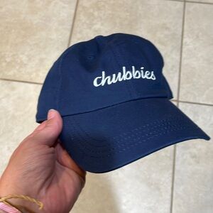New! Chubbies Navy Logo Dad Baseball Hat Cap